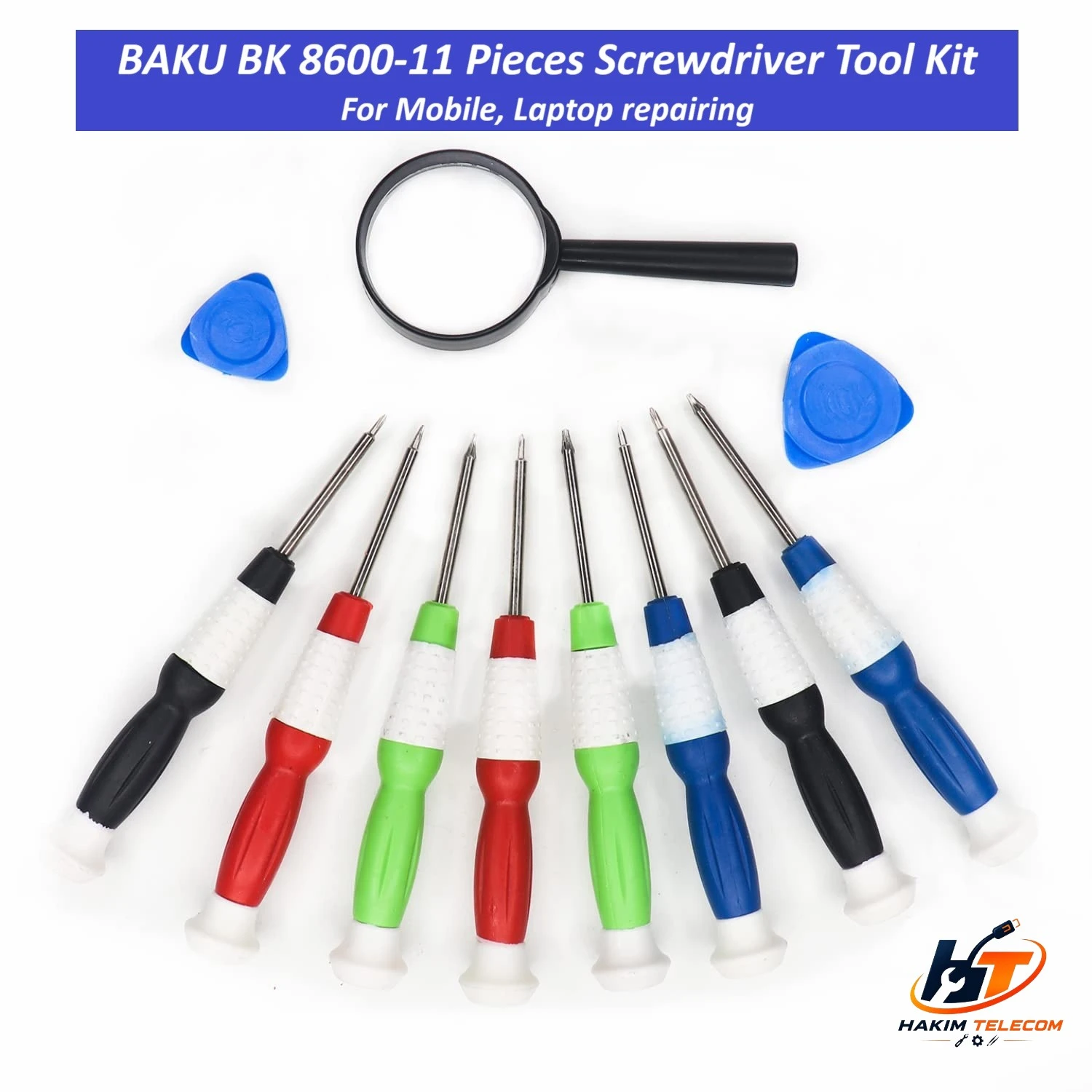 11PCS Cell Phone Repair Kit Screwdrivers & Tools Set for Mobile Repair