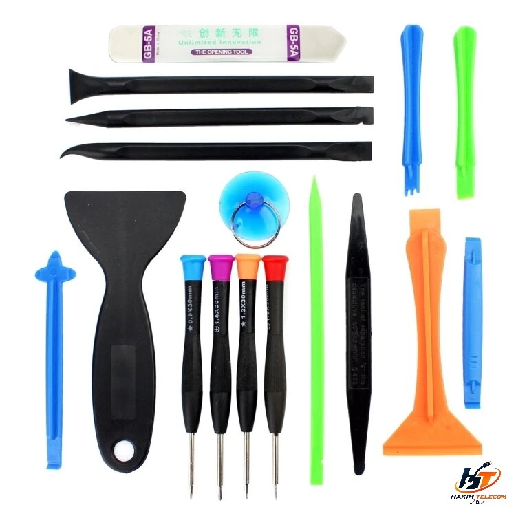 17 in 1 Set Universal Laptop & Mobile Phone Opening Tool with Spudgers Pry Bars & Precision Screwdrivers