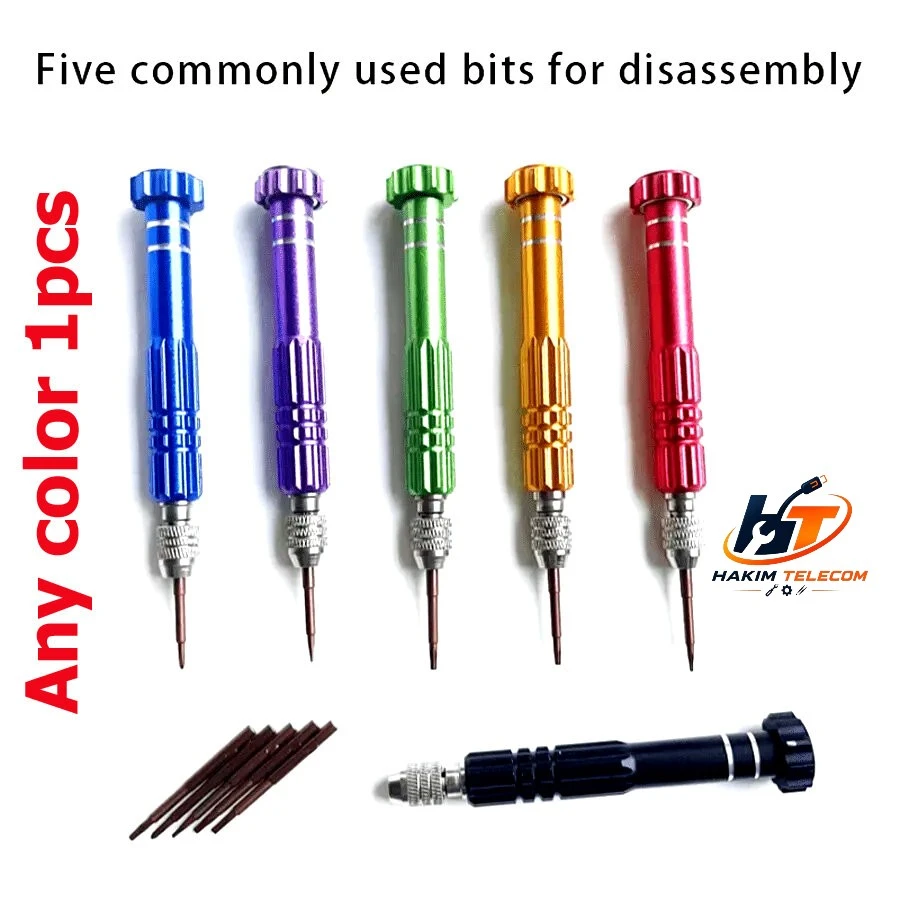 5 in 1 Repair Opening Magnetic Screwdriver Kit Set Phone Repair Tools for iPhone Or Android
