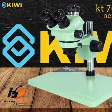 kiwi KT-7050 Ultra Upgraded Zoom Trinocular Microscope 7-50x Magnification with High Quality