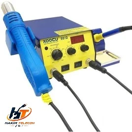 Koocu KU-881D Brushless Hot Air Gun Rework Soldering Station 650 W Temperature Controlled