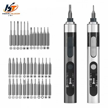 MaAnt L5/L5Pro Smart 5-Gear Type-C Electric Screwdriver Kit Rechargeable Cordless Screwdriver with 24-Piece Bit Set LED Light