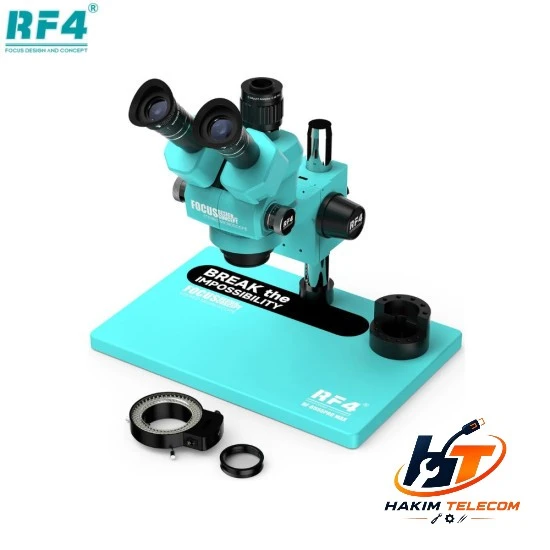 RF4 RF7050TV 7-50X Mobile Phone Repair Trinocular HD Microscope 2k Camera