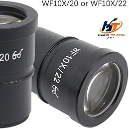 WF10X/22 & WF10X/20 One-Piece Eyepiece Lens High Eyepoint Fully Coated Optical Lens for Stereo Microscope 10X 30mm 30.5mm